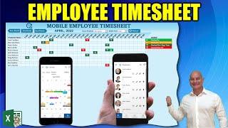 How To Create An Employee Attendance Timesheet With Mobile Sync In Excel [FREE DOWNLOAD]