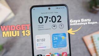 WIDGET Gaya Baru MIUI 13, ANIMASINYA KEREN !!