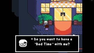 Undertale Having a "Bed Time" with Sans...