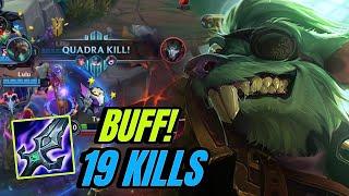 Twitch 19 Kills with Buff Blade of the Ruined King is OP in Patch 5.1a | Wild Rift