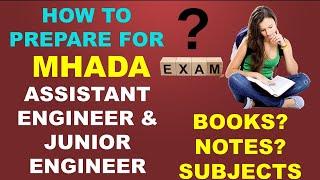 MHADA Recruitment 2021- Books, Notes, Subjects, Post Details-Civil Engineer Post (AE, JE)