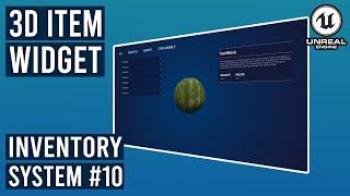 Item Preview Widget in Unreal Engine 5.3 - Inventory System #10 #ue5