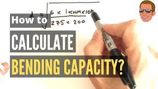 How to calculate bending capacity of steel plates