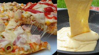 Pizza la Tigaie cu Aluat Turnat / Gata in doar cateva minute (CC Eng Sub) | AdeLina's Kitchen