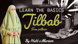 How To Make Jilbab | Free pattern | cutting and stitching step by step / DIY