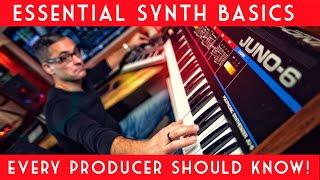 Essential synthesizer basics every producer should know! Hardware and software tutorial.