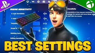 NEW BEST Console Keyboard & Mouse SETTINGS + Sensitivity in Fortnite Chapter 5 Season 3