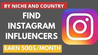 How To Find Instagram Influencers By Niche And Targeted Locations | Earn 5$ Fiverr  | Bithold - اردو