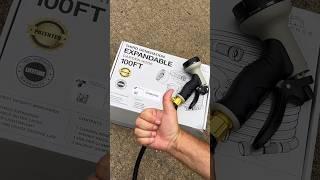 Expandable Garden Hose - New Patented Water Hose with 40 Layers of Innovative Nano Rubber