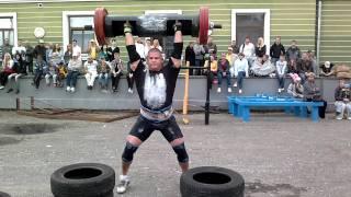 Rauno Heinla log 120kg,140kg,160kg dumble 95kg