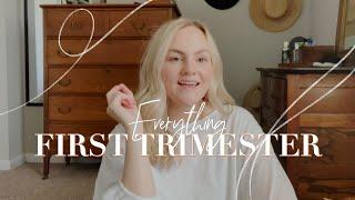 MY FIRST TRIMESTER | Symptoms, Doctor and Midwife Visits, Bump Update