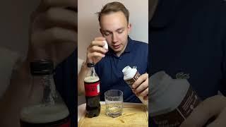 Йогурт с колой… Что дальше? #cocacola #cola #йогурт #распаковка