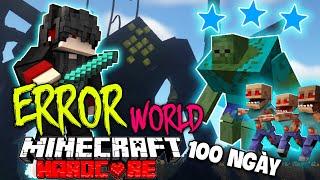 KiraMC Tóm Tắt 100 Ngày Minecraft Sinh Tồn Siêu Khó Trong Thế Giới Lỗi !!  Error World Hardcore