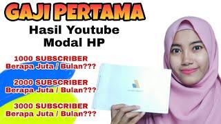 Gaji Pertama Youtuber Pemula REAL JANUARI 2022