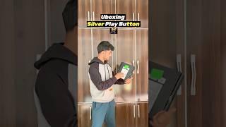 Unboxing Youtube Silver Play Button #youtubecreatorawards #youtubesilverplaybutton #shorts