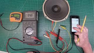 Build a Loudspeaker Impedance Test Circuit Using a Digital Multimeter & SGenerator