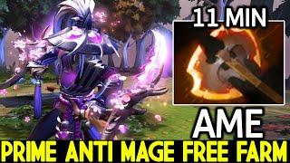 AME [Anti Mage] Prime AM Free Farm 11 Min Battle Fury Dota 2