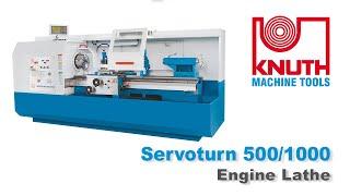 KNUTH Servoturn 500/1000 - Conventional turning with the precision & dynamics of modern CNC machines