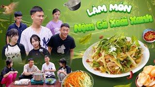 LÀM MÓN NỘM GÀ XOÀI XANH | Hai Anh Em Phần 805 | Phim Tình Cảm Hài Hước Gãy Media