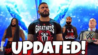 How To Update The Bloodline In WWE 2K23! (Updated Version)
