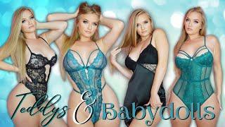 Teddys and BabyDoll Lingerie Sets from AvidLove || Badd Angel Lingerie Try On Haul