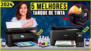 AS 5 MELHORES IMPRESSORA TANQUE DE TINTA EM 2024!