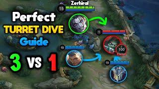 How To TURRET DIVE As The Roamer (7 Tips) | MLBB