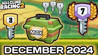 ALL ADVENTURE  KEY ️ DECEMBER 2024 - Hill Climb Racing 2