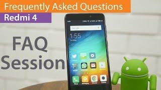 Redmi 4 Budget Android Phone Frequently Asked Questions