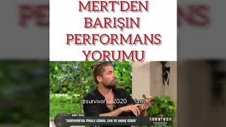 SURVİVOR 2020 MERT'EN BARIŞIN PERFORMANSI HAKKINDA YORUMU!!!