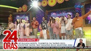 Eat Bulaga hosts, thankful sa taong 2023; noontime show, may bagong bihis ngayong 2024 | 24 Oras