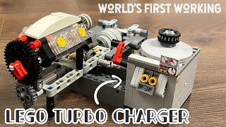 World’s First Working LEGO Technic Turbo Charger!