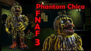 Как слепить Фантом Чику из пластилина FNAF3