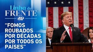 Trump diz que Brasil cobra tarifas injustas dos EUA | LINHA DE FRENTE