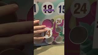 Opening a slime advent calendar #slime #slimeunboxing