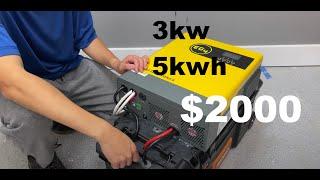 Build a 5 kWh 3k/6k mobile Portable power station in 15 minutes | Delta ultra