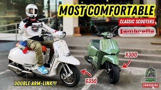 MOST COMFORTABLE Classic Scooters from Lambretta | V200, X300 & G350 Test Rides | Honda ADV 160