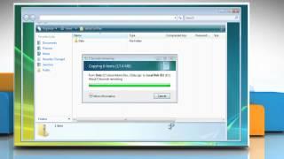 How to unzip the files on Windows® Vista-based PC