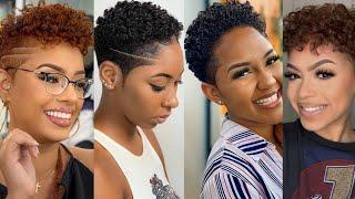 Very Stylish & Trendy Short Hairstyles Worth Trying for African American Women 2024~Short Haircut