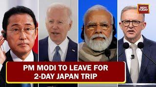 PM Modi To Leave For 2-Day Japan Trip, PM Modi Likely To Meet Joe Biden, PM Anthony & PM Kishida