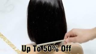 Mink Brazilian Hair Front Lace Silky Straight Bob Wig #boblacewig