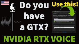 HOW TO Remove Background NOISES - NVIDIA RTX VOICE