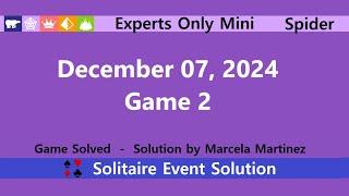 Experts Only Mini Game #2 | December 7, 2024 Event | Spider