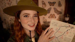 ASMR Park Ranger (trail map tracing, soft speaking/whispering)