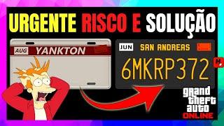 Como CRIAR Placa Personalizada no GTA 5 Online, Salvar Placa Yankton e Limpar Placas Numeradas Sujas