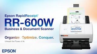 Epson RapidReceipt RR-600W | Business Document Scanner