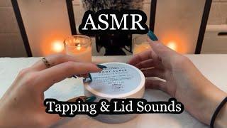 ASMR Tapping & Lid Sounds! No Talking