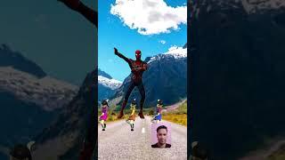 SQUAD GAME YELLOW VS SPIDERMAN COLOUR DANCE CHELLENG FUNNY VIDEOS #shorts