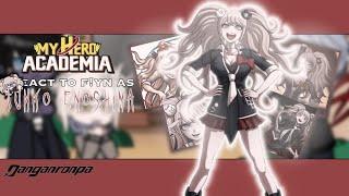 —MHA(LOV) react to f!yn as Junko Enoshima (New villain) //Danganronpa //My hero academia