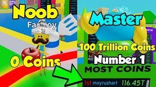 Number 1 Player On Leaderboard! 116 Trillion Coins! - Om Nom Simulator